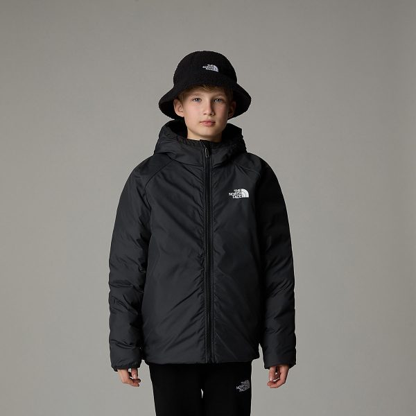 THE NORTH FACE - ג'קט ילדים דו  צדדי עם כובע Perrito – TA88TWJK3 – tnf-black – 6