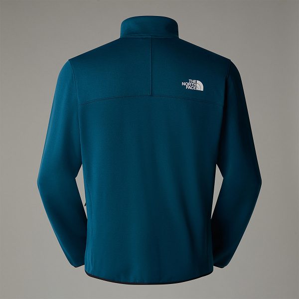 THE NORTH FACE - פליס גברים עם רוכסן מלא Crest – TA897C5LO – midnight-petrol-tnf-black – 8