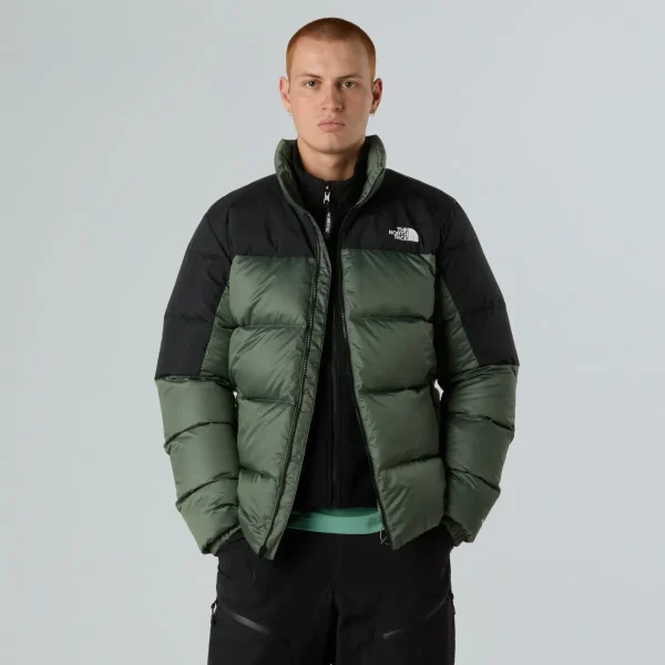 M DIABLO DOWN 2.0 JACKET Bark Mist Black Heather-TNF Black