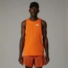 THE NORTH FACE - גופיית ריצה גברים SUMMIT HIGH TRAIL RUN – TA89B658B – digital-orange-iron-bronze – 1