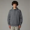 THE NORTH FACE - קפוצ'ון גברים  Logo Pullover – TA89EJDYY – tnf-medium-grey-heather – 1