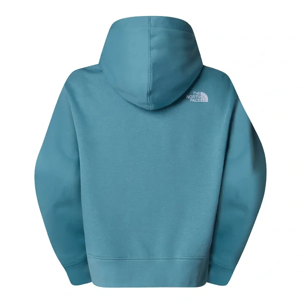 THE NORTH FACE - קפוצ'ון נשים קצר  Essential Crop Hoodie – TA89EX1OM – algae-blue – 2