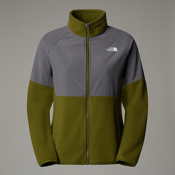 THE NORTH FACE - פליס נשים עבה עם רוכסן מלא Glacier Heavyweight – TA89JA4OS – forest-olive-smoked-pearl – 6