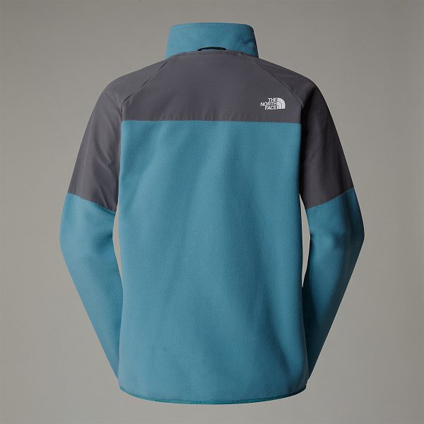 THE NORTH FACE - פליס נשים עבה עם רוכסן מלא Glacier Heavyweight – TA89JA7VO – algae-blue-smoked-pearl – 7