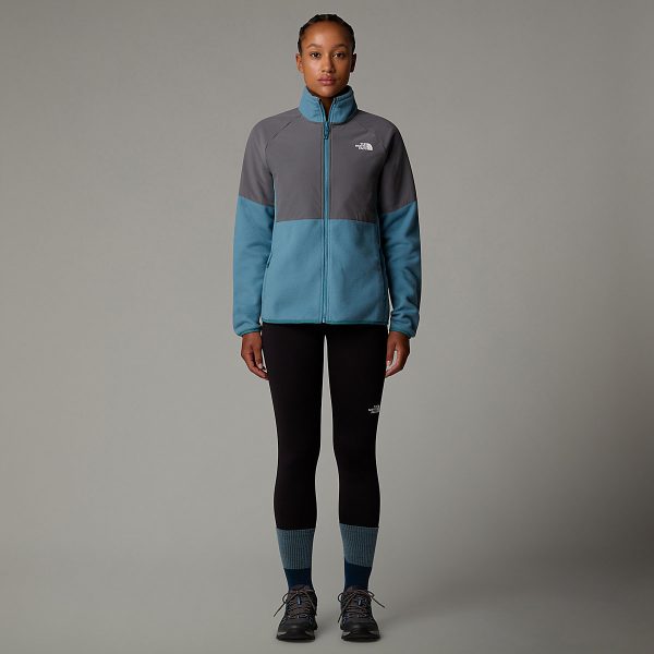 THE NORTH FACE - פליס נשים עבה עם רוכסן מלא Glacier Heavyweight – TA89JA7VO – algae-blue-smoked-pearl – 3