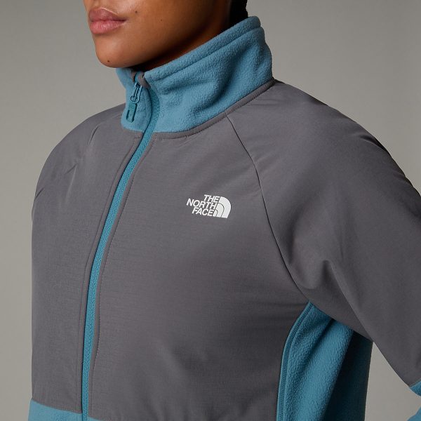 THE NORTH FACE - פליס נשים עבה עם רוכסן מלא Glacier Heavyweight – TA89JA7VO – algae-blue-smoked-pearl – 4