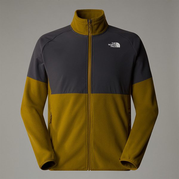 THE NORTH FACE - פליס גברים עבה עם רוכסן מלא Glacier Heavyweight – TA89JG7O0 – moss-green-asphalt-grey – 6