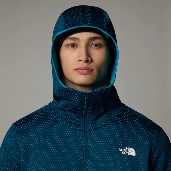 THE NORTH FACE - ג'קט גברים תרמי עם רוכסן מלא וקפוצ'ון Vertical – TA89VF1NO – midnight-petrol – 3