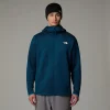 THE NORTH FACE - ג'קט גברים תרמי עם רוכסן מלא וקפוצ'ון Vertical – TA89VF1NO – midnight-petrol – 1