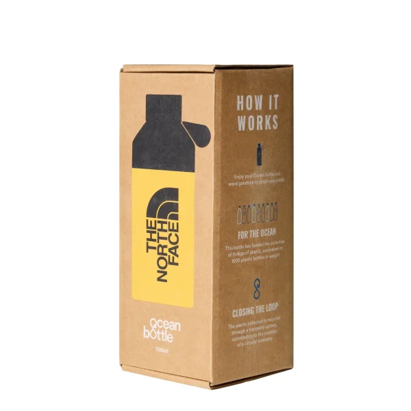 THE NORTH FACE - בקבוק מים 0.65 ליטר THE NORTH FACE X OCEAN BOTTLE – TA8A05ZU3 – summit-gold-tnf-black-3 – 5