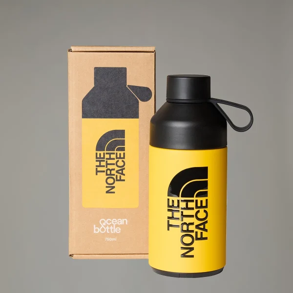 THE NORTH FACE - בקבוק מים 0.65 ליטר THE NORTH FACE X OCEAN BOTTLE – TA8A05ZU3 – summit-gold-tnf-black-3 – 1