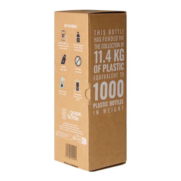 THE NORTH FACE - בקבוק מים 0.9 ליטר THE NORTH FACE X OCEAN BOTTLE – TA8A06JK3 – tnf-black – 6