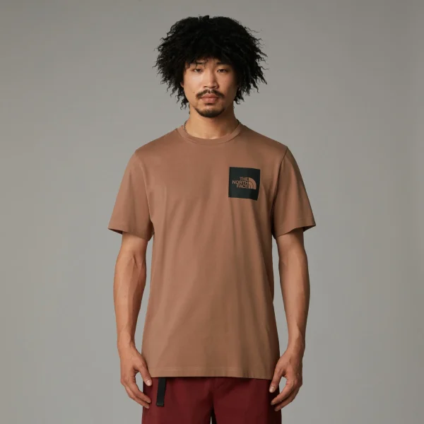 THE NORTH FACE - חולצת טי קצרה גברים FINE T-SHIRT – TA8A6M6IH – latte – 1