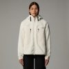 THE NORTH FACE - פליס נשים עם רוכסן מלא FLEECE FULL-ZIP – TA8AGDQLI – white-dune – 1