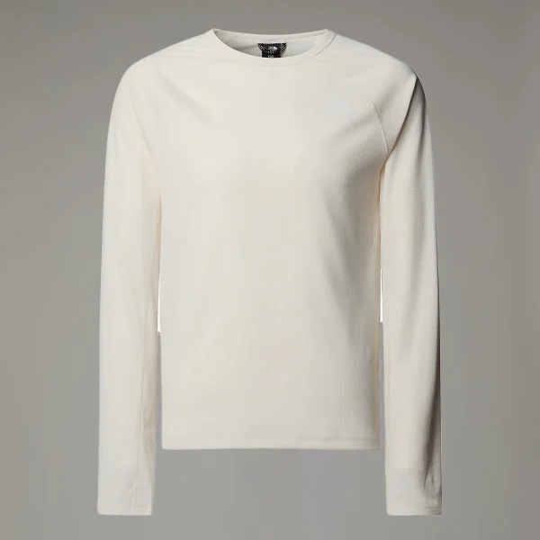 THE NORTH FACE - חולצת טי ארוכה נוער SUNRISER – TA8AN6QLI – white-dune – 1