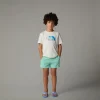THE NORTH FACE - סט מכנסים וחולצה ילדים COTTON SUMMER SET – TA8ANU56R – white-dune-bright-foam – 1