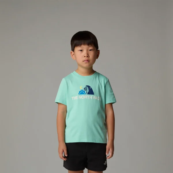 THE NORTH FACE - חולצת טי קצרה ילדים GRAPHIC T-SHIRT – TA8AXE6EI – bright-foam – 1