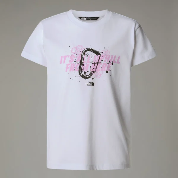 THE NORTH FACE - חולצת טי קצרה ילדות RELAXED GRAPHIC – TA8AXFFN4 – tnf-white – 3