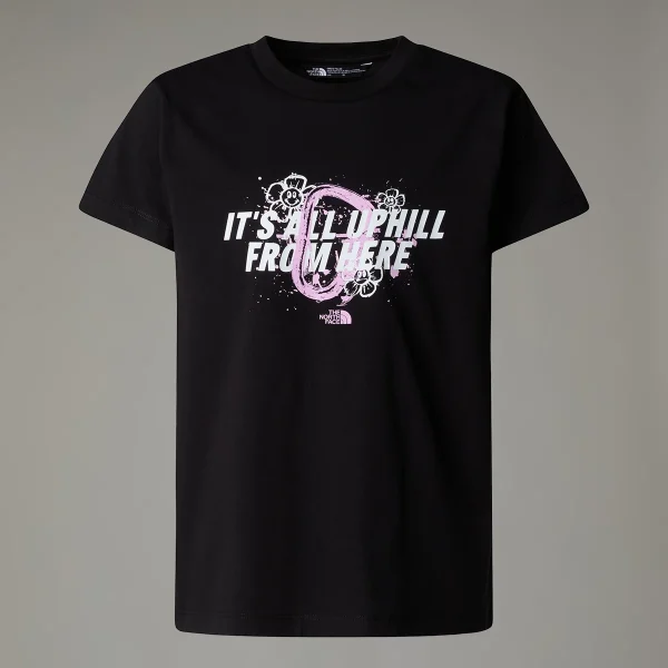 THE NORTH FACE - חולצת טי קצרה ילדות RELAXED GRAPHIC – TA8AXFJK3 – tnf-black – 1