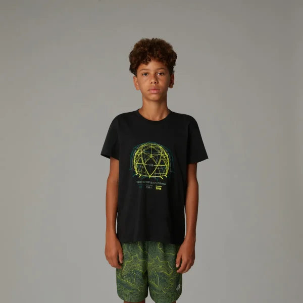 THE NORTH FACE - חולצת טי קצרה ילדים RELAXED GRAPHIC – TA8AXGJK3 – tnf-black – 1