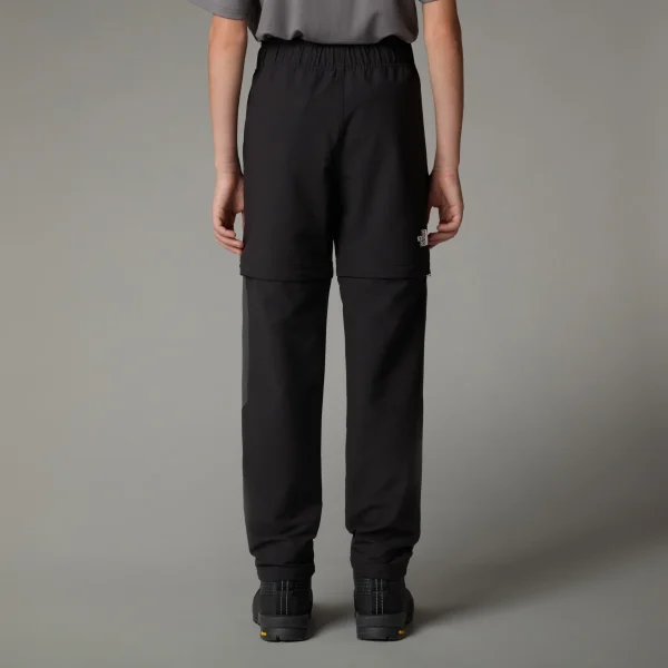 THE NORTH FACE - מכנסי טיולים מתקצרים נוער HIKE CONVERTIBLE – TA8AXQKT0 – tnf-black-asphalt-grey – 2