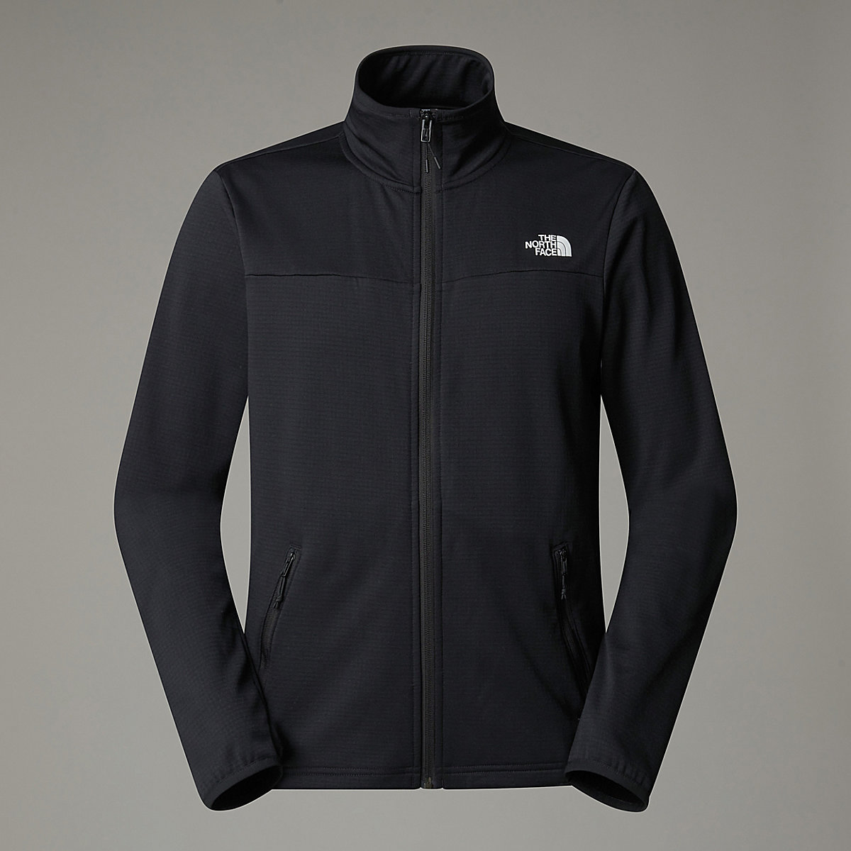 THE NORTH FACE - ג'קט פליס עם רוכסן מלא גברים  Cap Rock Full-Zip – TA8AZFJK3 – tnf-black – 1