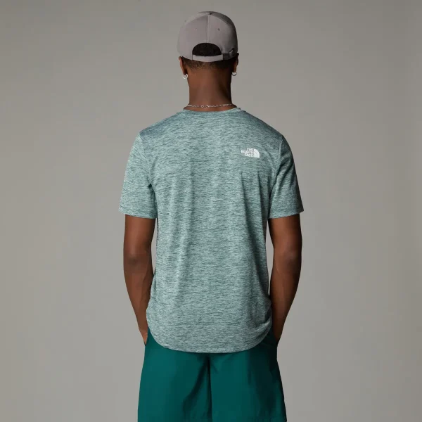 THE NORTH FACE - חולצת טי קצרה גברים 24/7 RAGER – TA8BEM16H – deep-nori-light-heather – 2