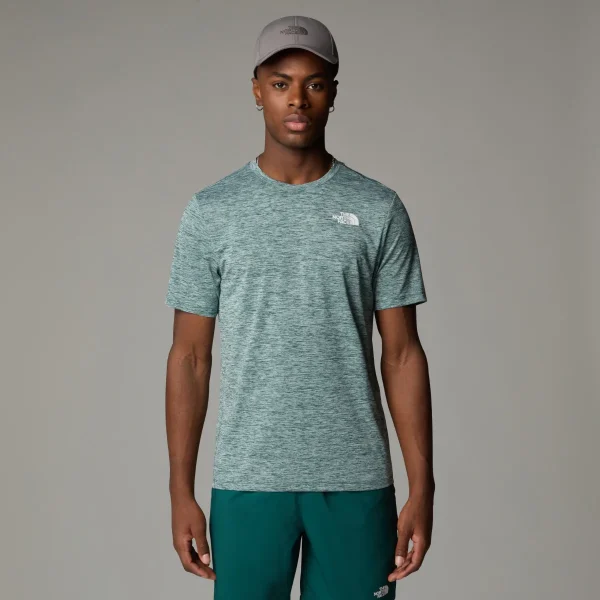 THE NORTH FACE - חולצת טי קצרה גברים 24/7 RAGER – TA8BEM16H – deep-nori-light-heather – 1