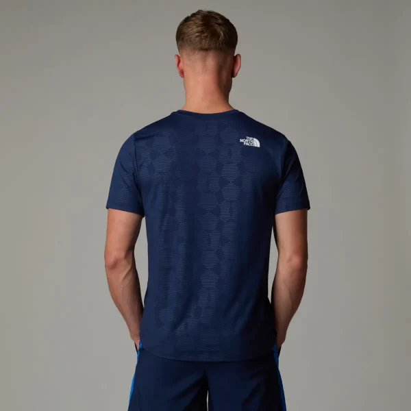THE NORTH FACE - חולצת טי קצרה גברים 24/7 EMBOSSED – TA8BEP93X – summit-navy-tent-model-print – 2