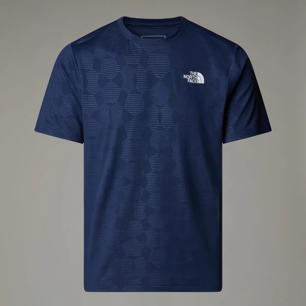 THE NORTH FACE - חולצת טי קצרה גברים 24/7 EMBOSSED – TA8BEP93X – summit-navy-tent-model-print – 3