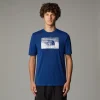 THE NORTH FACE - חולצת טי קצרה גברים FOUNDATION ABSTRACT GRAPHIC – TA8BQVD1R – estate-blue – 1