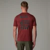 THE NORTH FACE - חולצת טי קצרה גברים FOUNDATION MOUNTAINS FACES – TA8BQW0VO – sumac – 1