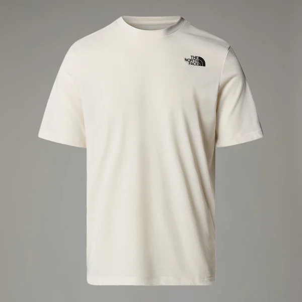 THE NORTH FACE - חולצת טי קצרה גברים FOUNDATION MOUNTAINS FACES – TA8BQWQLI – white-dune – 2