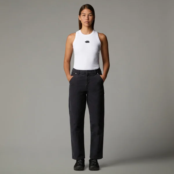 THE NORTH FACE - גופיית נשים SLIM RIB TANK TOP – TA8BVTFN4 – tnf-white – 1