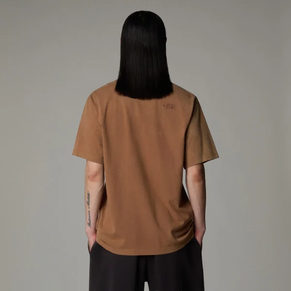 THE NORTH FACE - חולצת טי קצרה גברים NATURE RELAXED – TA8BVY6IH – latte – 2