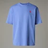 THE NORTH FACE - חולצת טי קצרה יוניסקס AXYS OVERSIZED – TA8C1R0YI – virtual-blue – 1