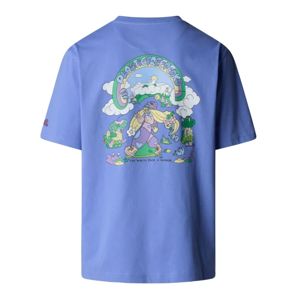 THE NORTH FACE - חולצת טי קצרה יוניסקס UNISEX CLEAN TRAILS OVERSIZED – TA8C2T0YI – virtual-blue – 4