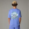 THE NORTH FACE - חולצת טי קצרה יוניסקס UNISEX CLEAN TRAILS OVERSIZED – TA8C2T0YI – virtual-blue – 1