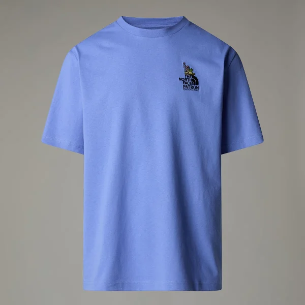 THE NORTH FACE - חולצת טי קצרה יוניסקס UNISEX CLEAN TRAILS OVERSIZED – TA8C2T0YI – virtual-blue – 3