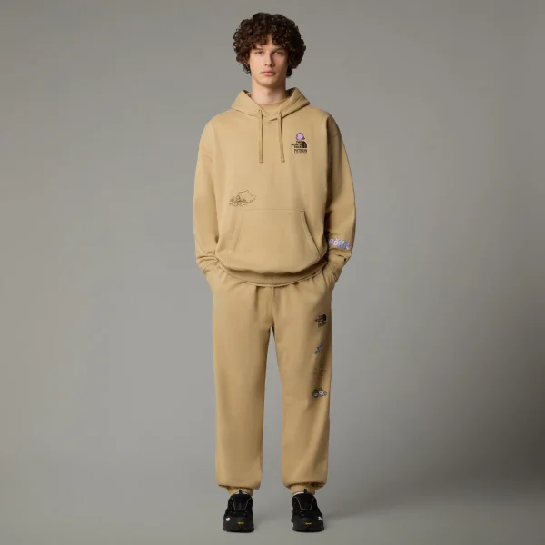 THE NORTH FACE - קפוצ'ון יוניסקס UNISEX MOUNTAIN CLEANUP OVERSIZED HOODIE – TA8C2VLK5 – khaki-stone – 1