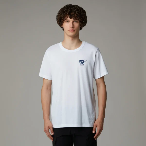 THE NORTH FACE - חולצת טי קצרה גברים CARTOON LOGO RELAXED – TA8C30FN4 – tnf-white – 1