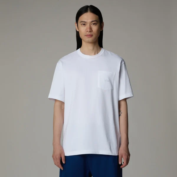 THE NORTH FACE - חולצת טי קצרה גברים DOME RELAXED POCKET – TA8C3PFN4 – tnf-white – 1