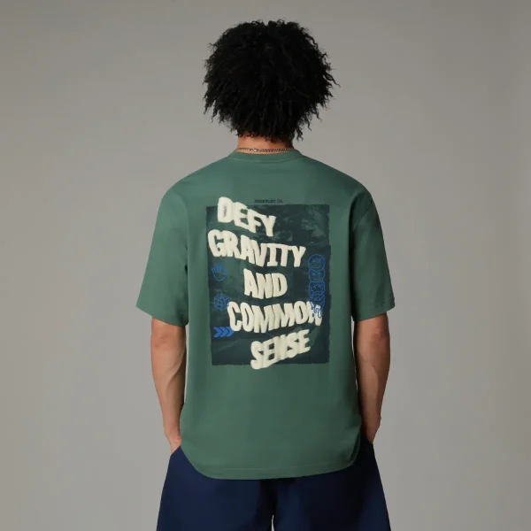 THE NORTH FACE - חולצת טי קצרה גברים HERITAGE GRAPHIC RELAXED – TA8C3QHCH – duck-green – 1