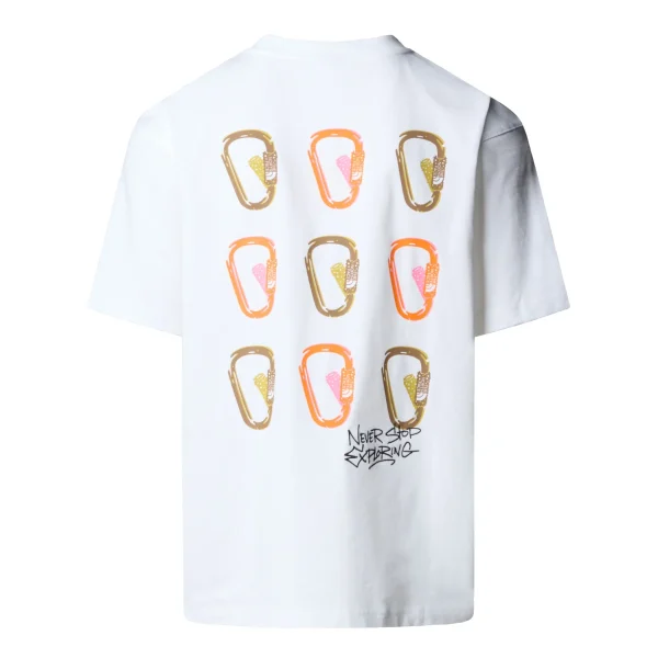 THE NORTH FACE - חולצת טי קצרה יוניסקס UNISEX NSE OVERSIZED – TA8C3TFN4 – tnf-white – 4