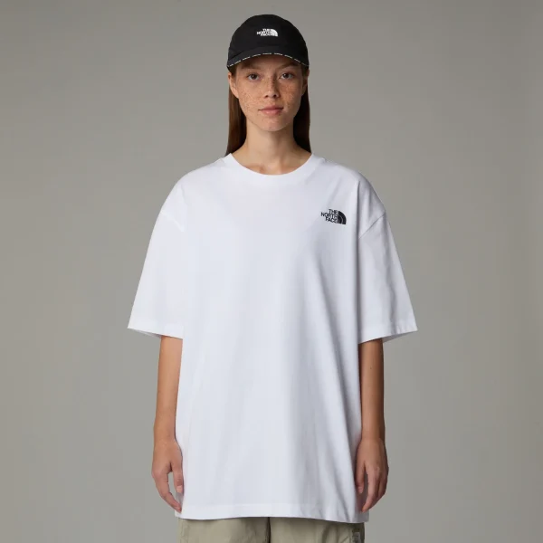 THE NORTH FACE - חולצת טי קצרה יוניסקס UNISEX NSE OVERSIZED – TA8C3TFN4 – tnf-white – 2