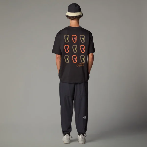 THE NORTH FACE - חולצת טי קצרה יוניסקס UNISEX NSE OVERSIZED – TA8C3TJK3 – tnf-black – 2