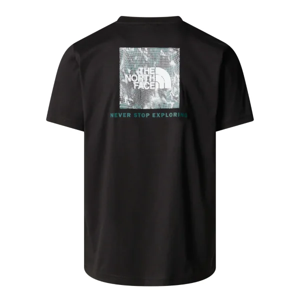 THE NORTH FACE - חולצת טי קצרה גברים NSE BOX – TA8C4U943 – tnf-black-deep-nori-trail-grid-print – 4