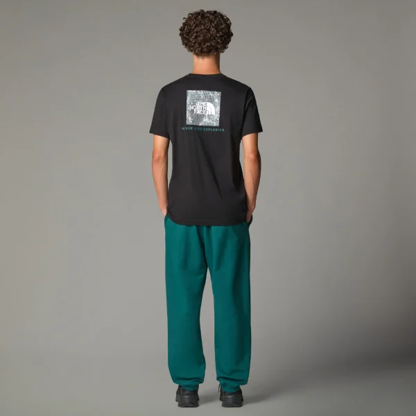 THE NORTH FACE - חולצת טי קצרה גברים NSE BOX – TA8C4U943 – tnf-black-deep-nori-trail-grid-print – 2