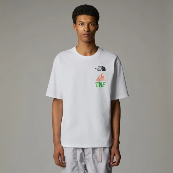 THE NORTH FACE - חולצת טי קצרה גברים GRAPHIC – TA8CKKFN4 – tnf-white – 1