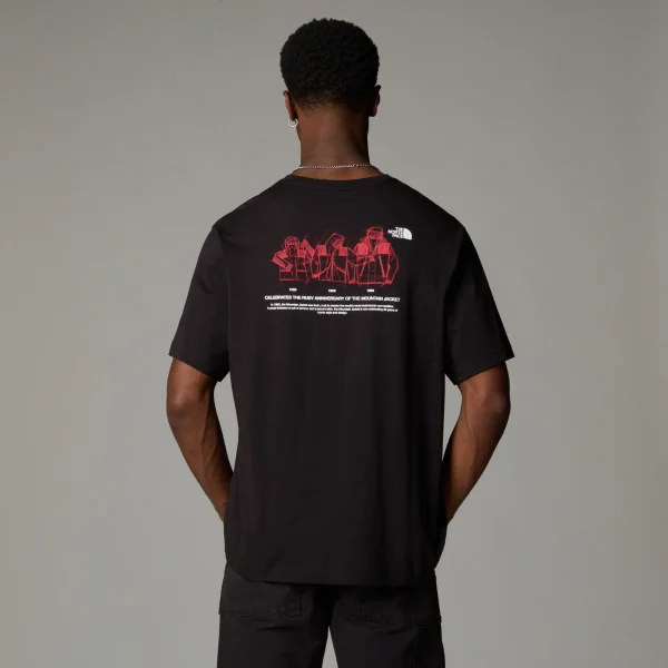THE NORTH FACE - חולצת טי קצרה יוניסקס MOUNTAIN ANNIVERSARY RELAXED – TA8DN5JK3 – tnf-black – 1